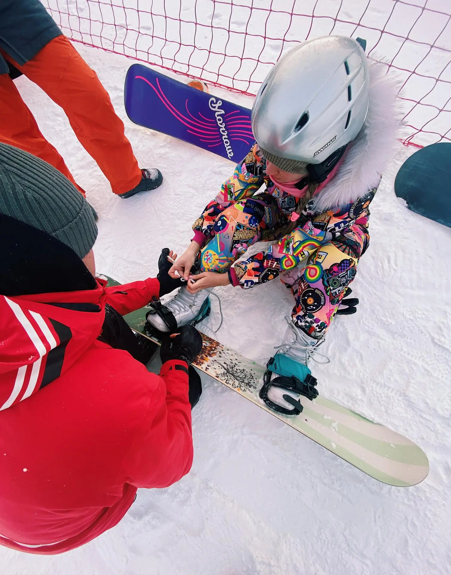 Обучение катанию на сноуборде