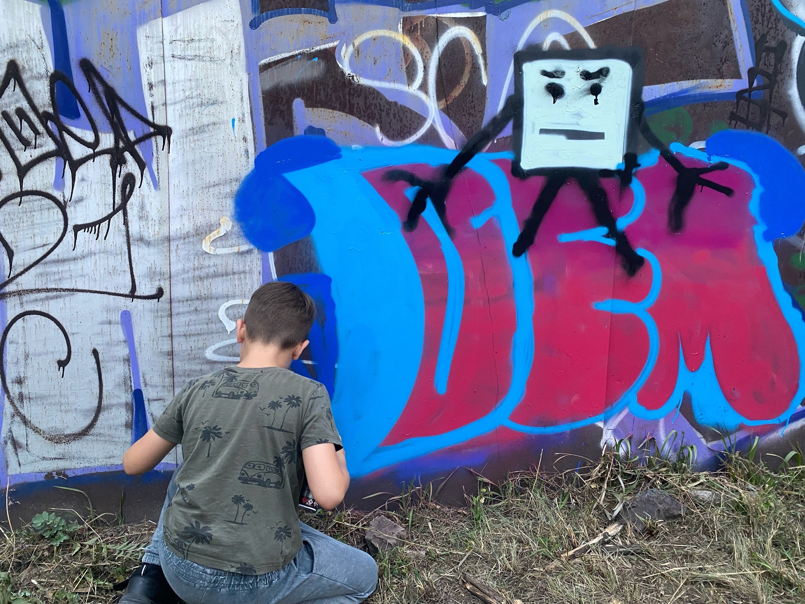 Индивидуальное занятие по рисованию граффити