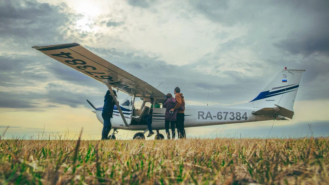 Прогулочный полет над городом на самолёте Cessna-172