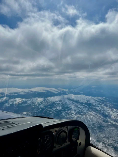 Загородный полет на самолёте Cessna-172