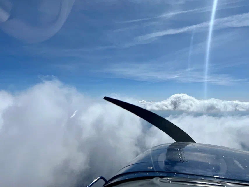 Загородный полет на самолёте Cessna-172