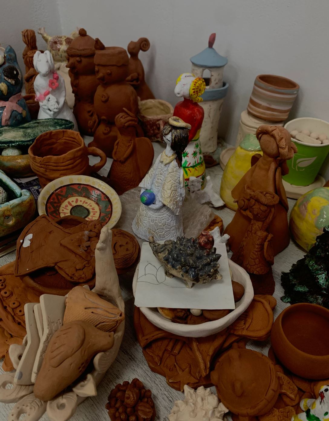 Романтическое свидание: Лепка из глины