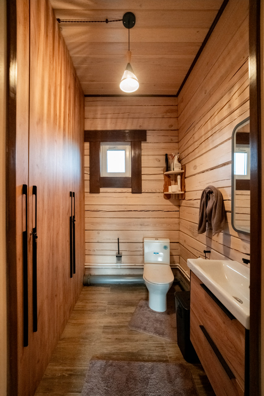 Отдых в бане на территории ранчо