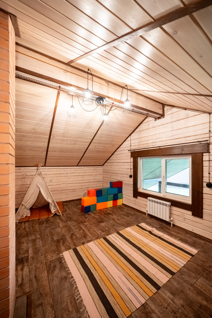 Отдых в бане на территории ранчо