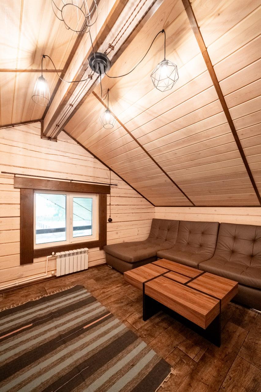 Отдых в бане на территории ранчо