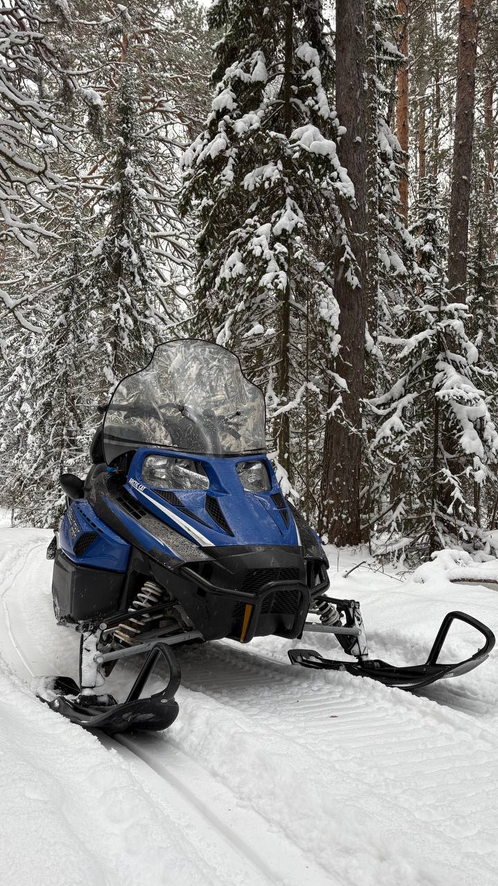 Прогулка на снегоходе для новичков