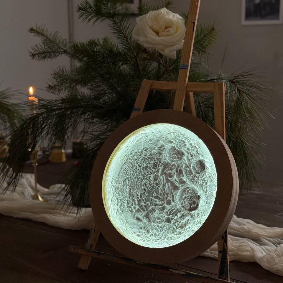 Мастер-класс по созданию текстурной Луны