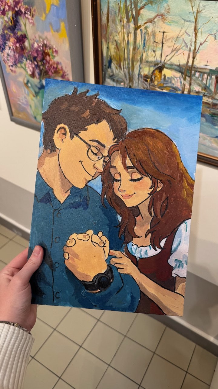 МК "Портрет пары в стиле культового мультфильма"