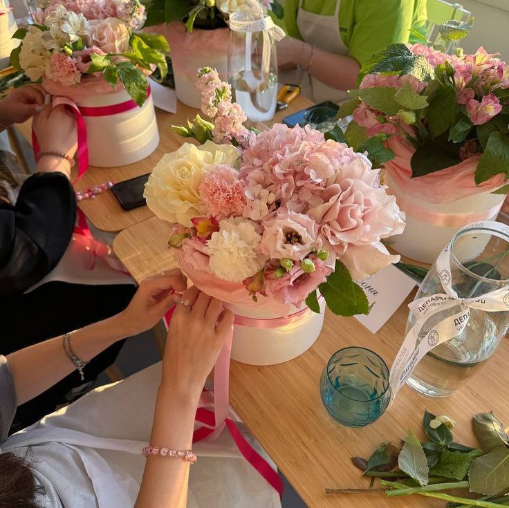 Мастер-класс по созданию композиции или букета из цветов