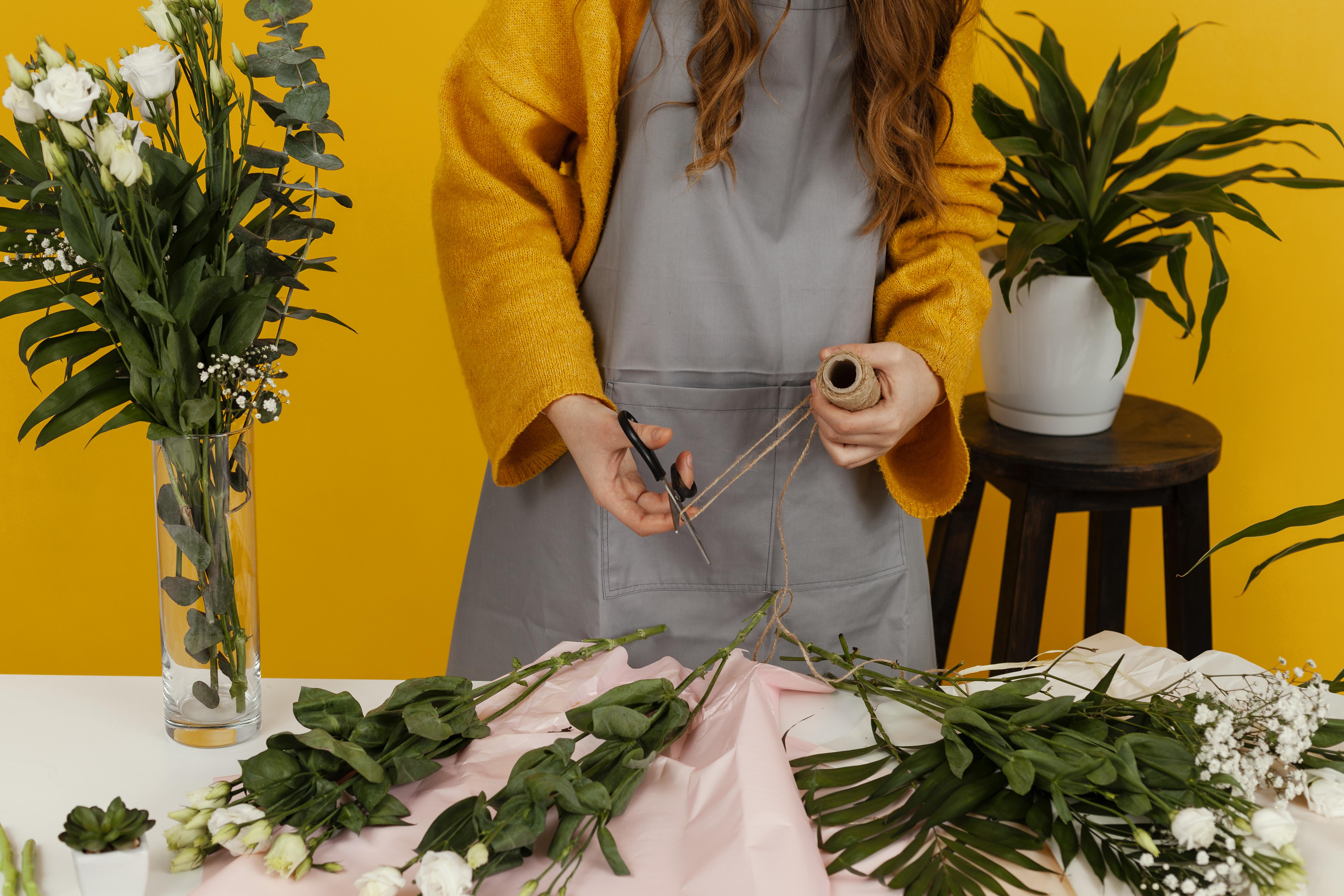 Мастер-класс по созданию композиции или букета из цветов